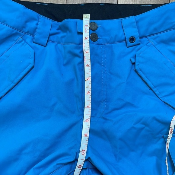 Burton Men's winter ski snowboarding Cargo Pants S Blue relaxed fit waterproof - Picture 12 of 13